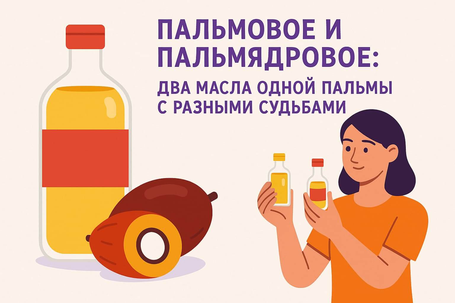 Пальмовое и пальмоядровое: два масла одной пальмы с разными судьбами