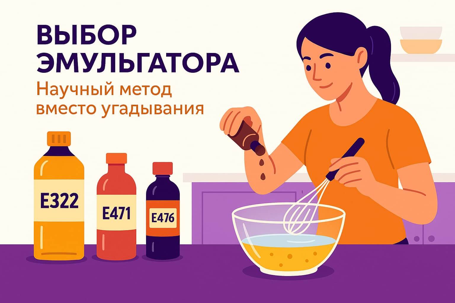 Выбор эмульгатора: научный метод вместо угадывания