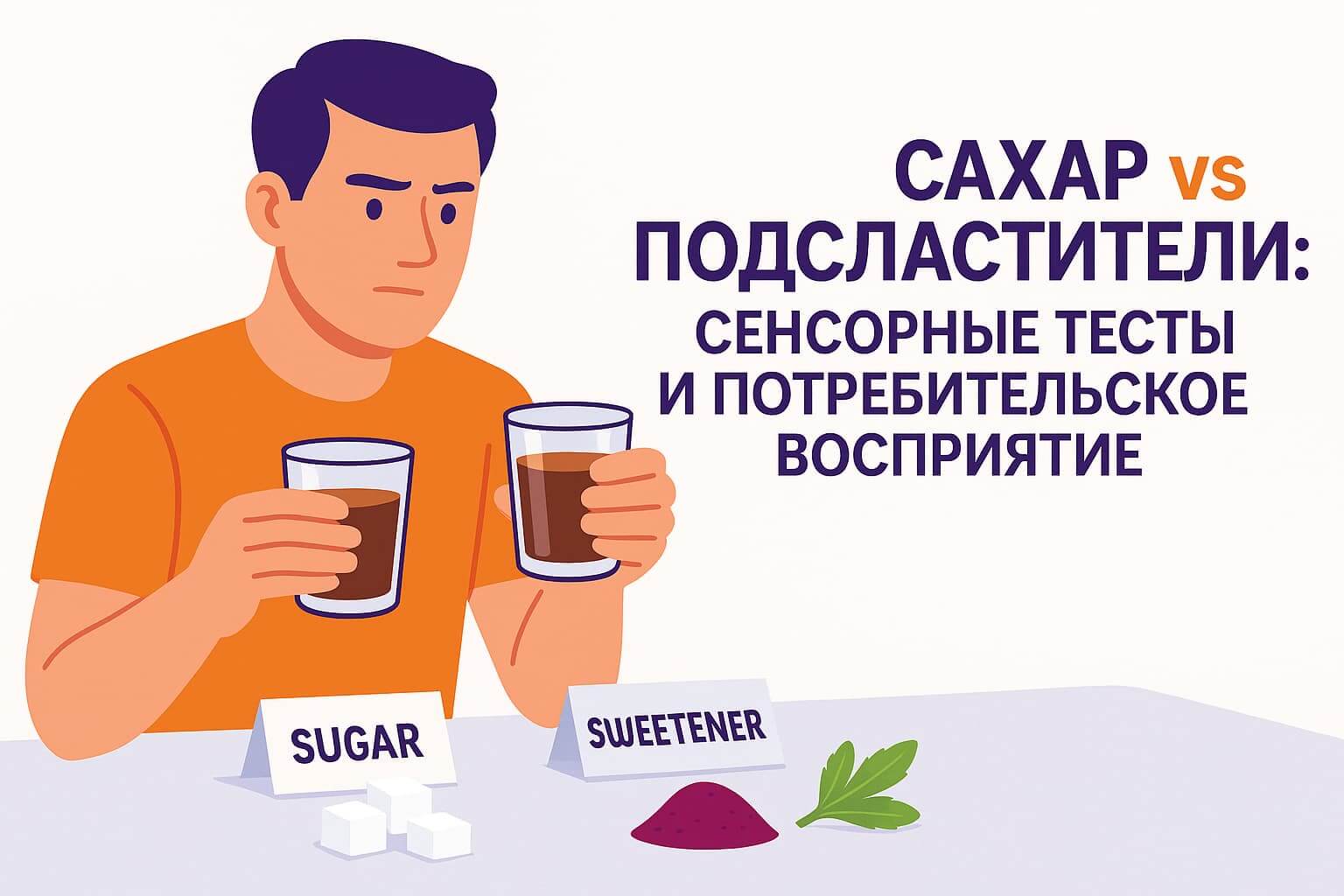 Психофизиология сладости: как мозг различает сахар и заменители
